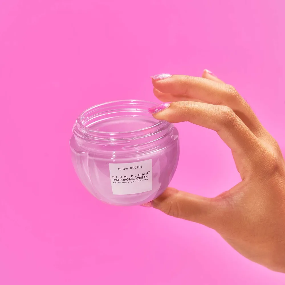 Glow Recipe Plum Plump Hyaluronic гель-крем увлажняющий для лица со сменным блоком, 50 мл