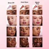 Too Faced Disco Crush кремовые тени для век и лица с блёстками SHOW OFF, оттенок DISCO CRUSH HEART EYES — фото 2