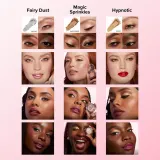 Too Faced Disco Crush кремовые тени для век и лица с блёстками SHOW OFF, оттенок DISCO CRUSH HEART EYES — фото 3