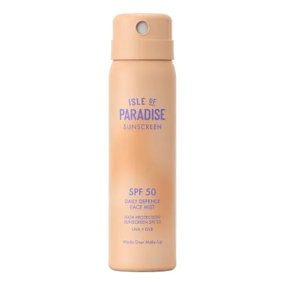 Isle Of Paradise Sunscreen Face Mist солнцезащитный мист для лица SPF 50, 73 мл