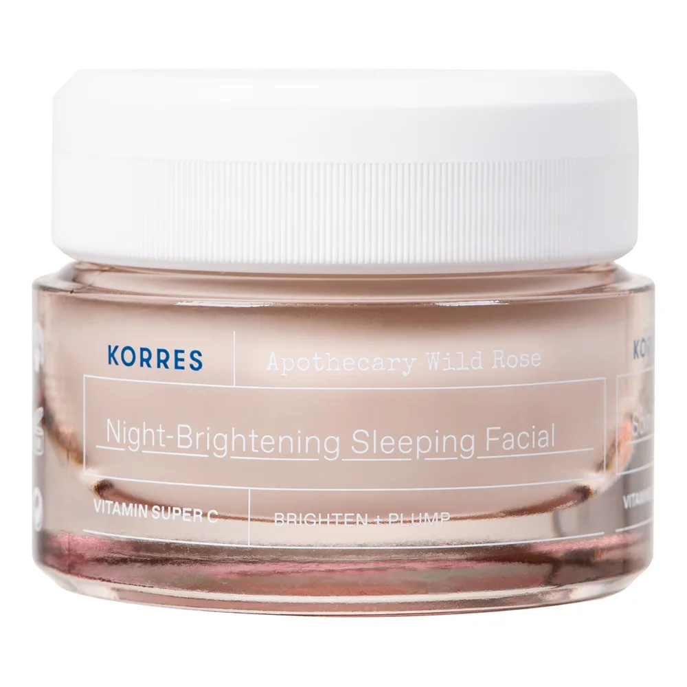 Korres Apothecary Wild Rose ночной крем для лица с маслом дикой розы 40 мл