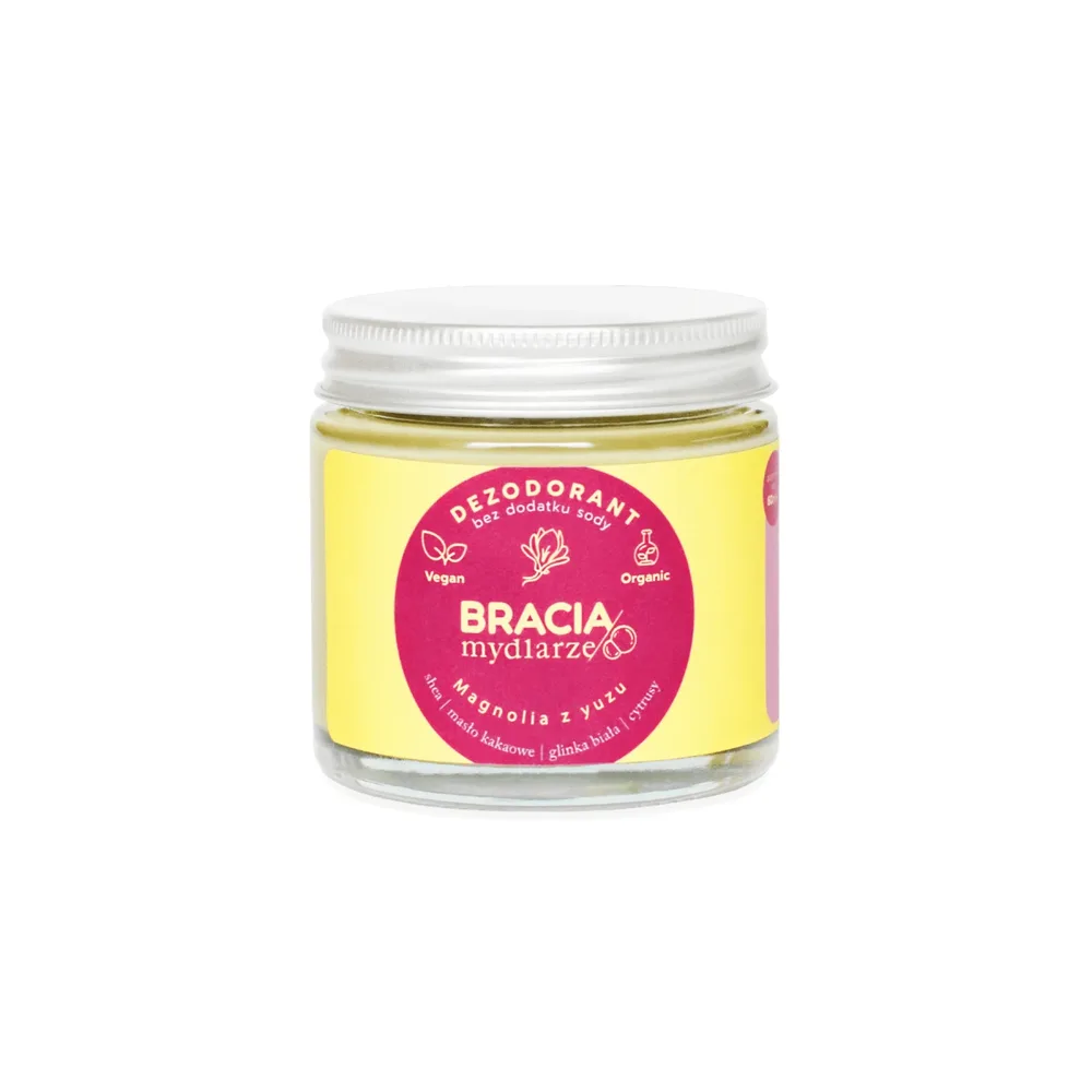 Дезодорант-крем Bracia Mydlarze Magnolia z yuzu магнолия и юдзу, без соды, для чувствительной кожи