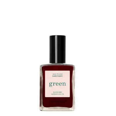 Лак для ногтей Manucurist Green Dark Pansy бордовый тёмно-вишнёвый, 15 мл