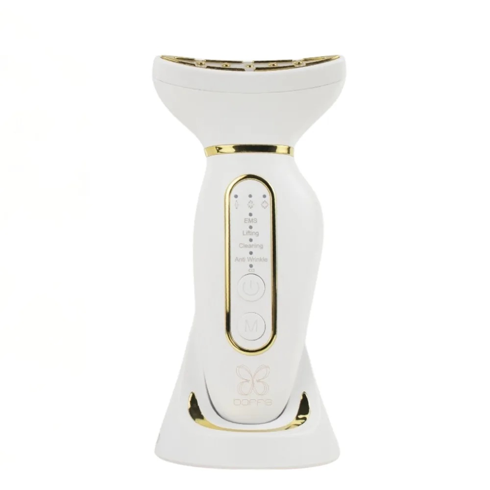Массажер для шеи и лица BAFFS Neck Therapy Wand 4 в 1, LED, EMS-микротоки, соник-вибрация, нагрев