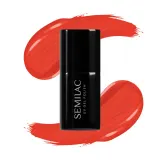 Гель-лак Semilac UV Hybrid 039 Sexy Red тёплый красный с оранжевым подтоном, 7 мл — фото 1