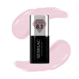 Лак гибридный для ногтей Semilac Smart Extend Tender Pink 809 выбеленный розовый, 7 мл — фото 1