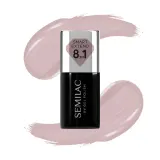 Гель-лак Semilac Smart Extend Delicate Mocca 815 оттенок кофе с молоком, гибридный, полимеризация в лампе, 7 мл — фото 1