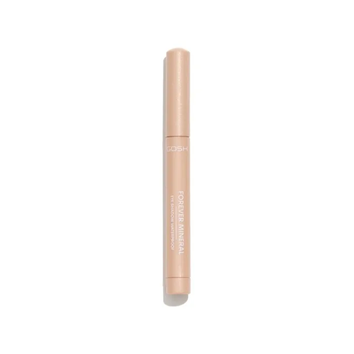 Тени для век в стике Gosh Forever Mineral 002 Beige водостойкие, нюдовый оттенок, кремовая текстура