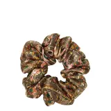 Резинка для волос Almania Scrunchie шёлковая с орнаментом Marocco, без металла, 1 шт — фото 1