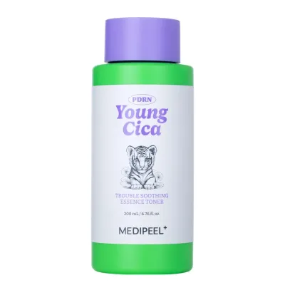 Эссенция-тонер для лица Medi-Peel Young Cica PDRN Trouble Soothing Essence Toner успокаивающая, с центеллой, PDRN и ниацинамидом, для проблемной кожи, 200 мл