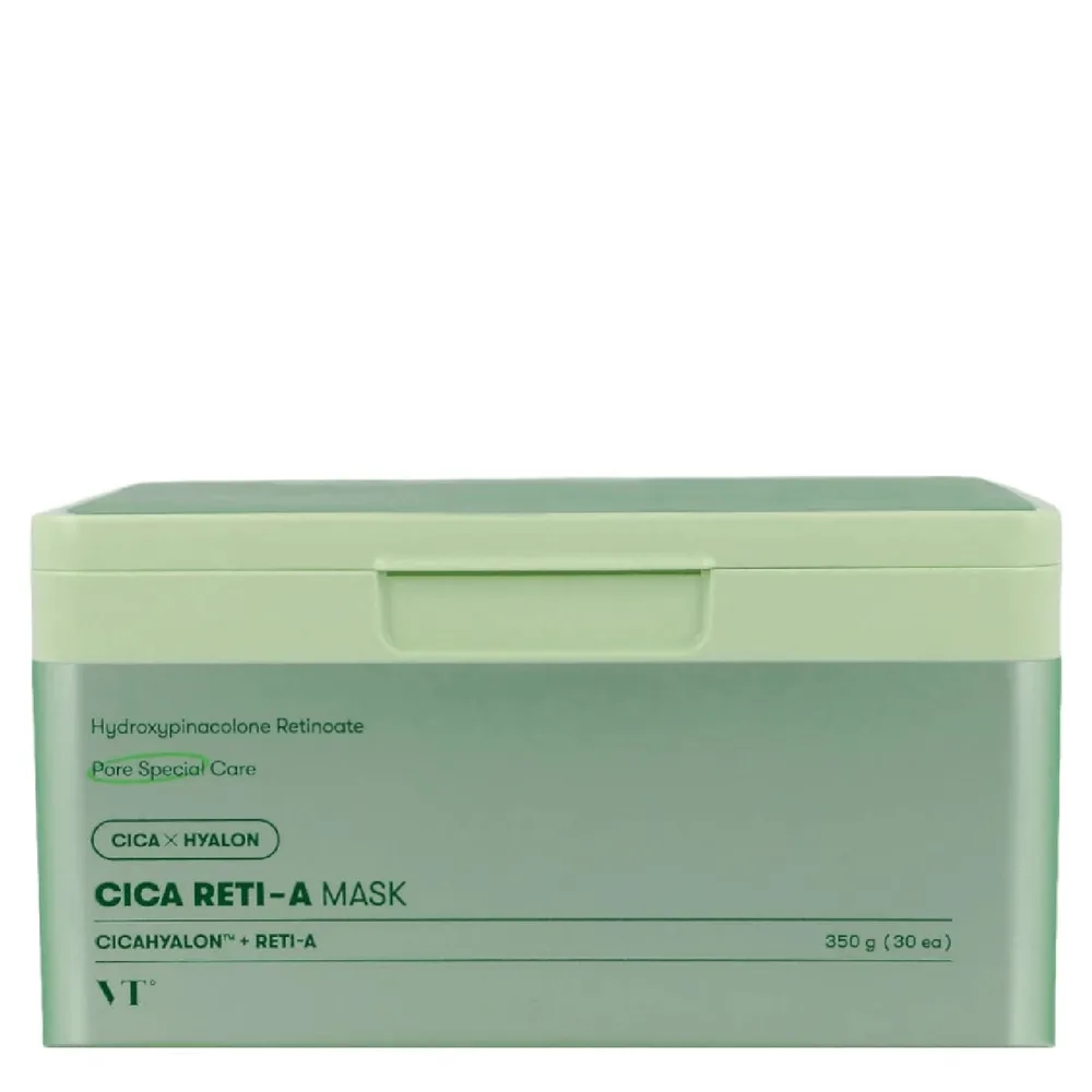 Маска тканевая для лица VT Cosmetics CICA Reti-A Mask с ретинолом, набор 30 шт
