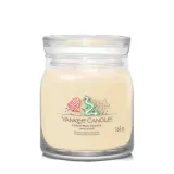 Свеча ароматическая Yankee Candle Signature Christmas Cookie средняя банка, ваниль и печенье, соевый воск, 2 фитиля — фото 1