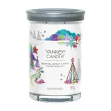 Свеча ароматическая Yankee Candle Signature Magical Bright Lights тумблер, два фитиля, крышка-подставка — фото 1