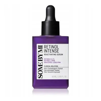 Сыворотка для лица Some By Mi Retinol Intense Reactivating антивозрастная, с ретинолом 0,1% и ретиналем, ночная, 50 мл