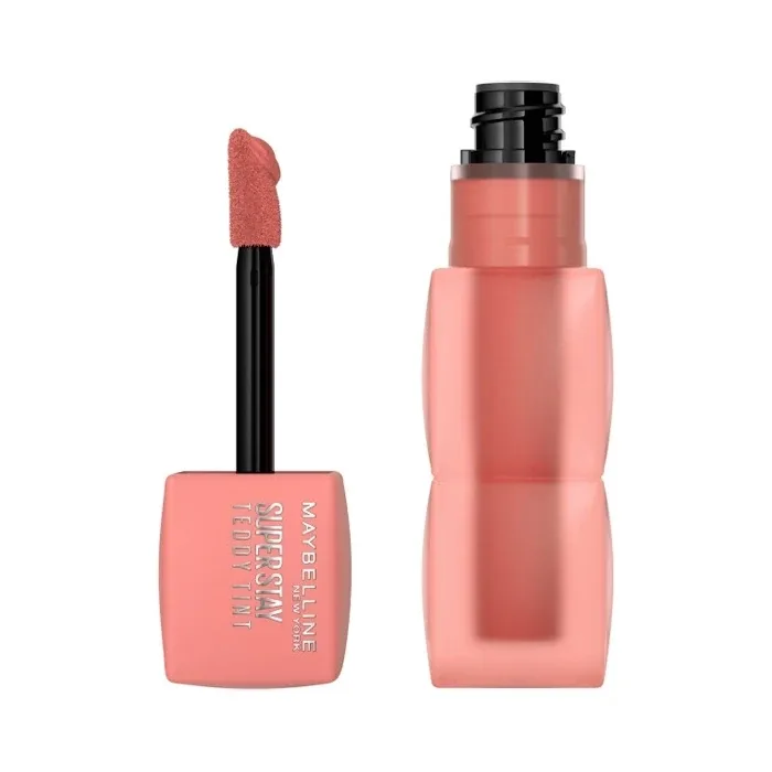 Помада для губ жидкая Maybelline Super Stay Teddy Tint матовая стойкая, оттенок 10 Current Mood, 5 мл