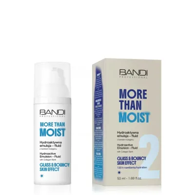 Эмульсия-флюид для лица Bandi Professional More Than Moist увлажняющая с коллагеном, база под макияж, 50 мл