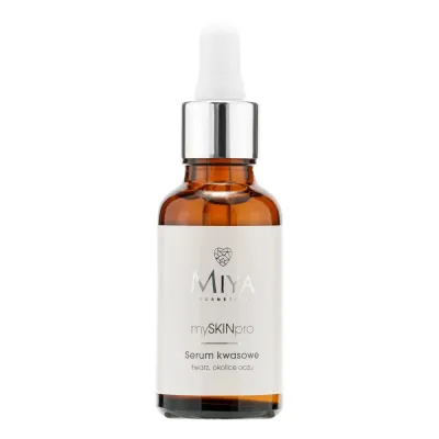 Сыворотка для лица Miya mySKINpro кислотная ночная с AHA-кислотами и гиалуроновой кислотой, для зрелой кожи, 30 мл