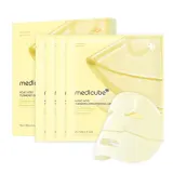 Маска для лица тканевая Medicube Kojic Acid Turmeric Brightening Gel Mask гелевая, для сияния и ровного тона, с ниацинамидом, набор 4 шт — фото 1