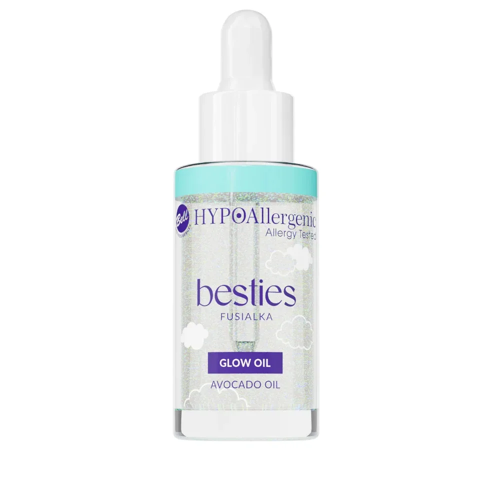 Масло для лица Bell HYPOAllergenic HYPO Glow Oil 01 Moonlight сияющее гипоаллергенное, база под макияж, 7,5 г
