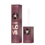 Жидкая помада Eveline Cosmetics VinyLove стойкая, тёплый оттенок 08 honey, глянцевый финиш, 4 мл — фото 1