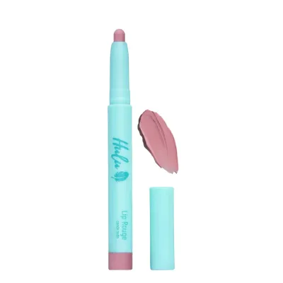 Помада-карандаш для губ Hulu Lip Rouge Candy Nude приглушённый розовый, матово-сатиновый финиш
