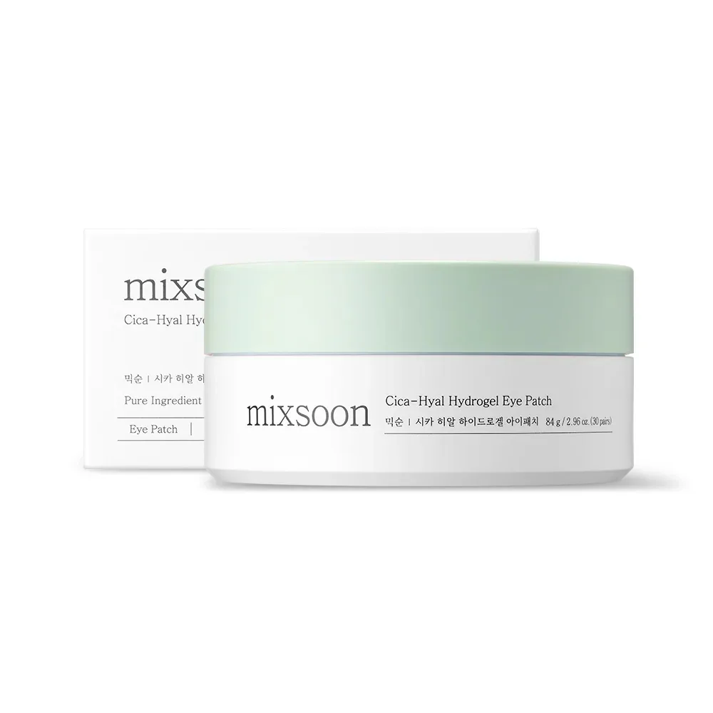 Патчи для глаз mixsoon Cica-Hyal Hydrogel гидрогелевые с центеллой и гиалуроновой кислотой, 30 шт