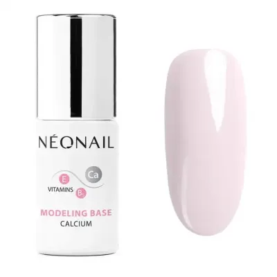 База для гель-лака NEONAIL Modeling Base Calcium Basic Pink розовая моделирующая с кальцием и витаминами, 7,2 мл