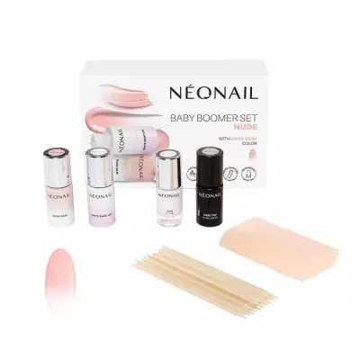 Набор для маникюра NEONAIL Baby Boomer Set Nude гибридный, база, гель для дизайна, топ