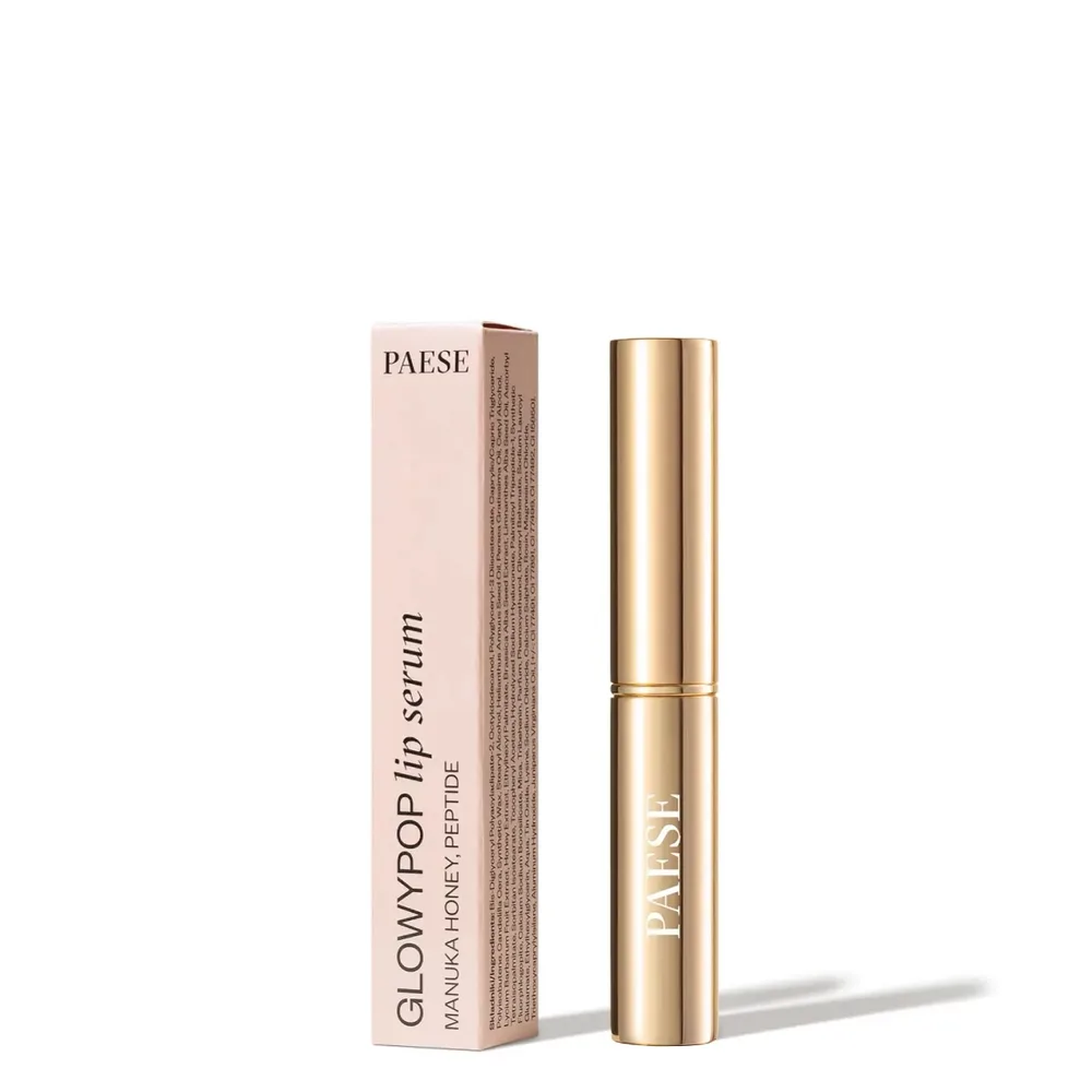 Сыворотка для губ Paese Glowypop 3 в 1 ухаживающая с эффектом блеска, оттенок 500 Frosted Plum
