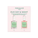 Набор для ухода за ногтями Manucurist Green DAY & NIGHT ROUTINE укрепляющий, Keratin Booster и ночная маска S.O.S, 2 средства — фото 1