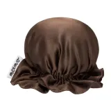 Чепчик для волос Mexmo мини шёлковый, цвет Brownie, для сна с папильотками, 1 шт — фото 1