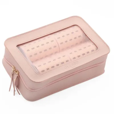 Набор бигуди Juliee Beauty Maxi металлических 12 шт, 6 × 9 см, 5 × 9 см и 3 × 9 см, 12 зажимов и косметичка
