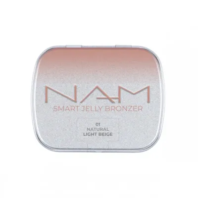 Бронзер для лица NAM Smart Jelly Bronzer 1 Natural Light Beige желейный, эффект загара, сатиновый финиш