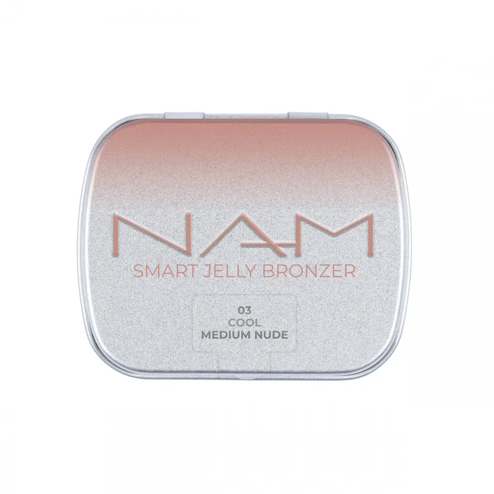 Бронзер для лица NAM Smart Jelly Bronzer 3 Cool Medium Nude желейный, холодный подтон, эффект блюр
