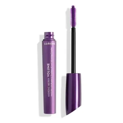 Тушь для ресниц Lumene Nordic Berry Black водостойкая подкручивающая, изогнутая щёточка, без отдушки