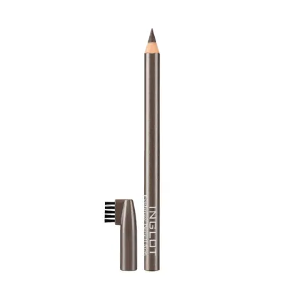 Карандаш для бровей Inglot Eyebrow Pencil 506 с щёточкой в колпачке