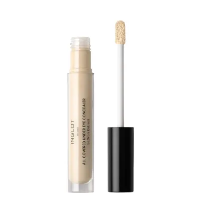 Консилер для области под глазами Inglot ALL COVERED 101 жидкий, натуральный финиш