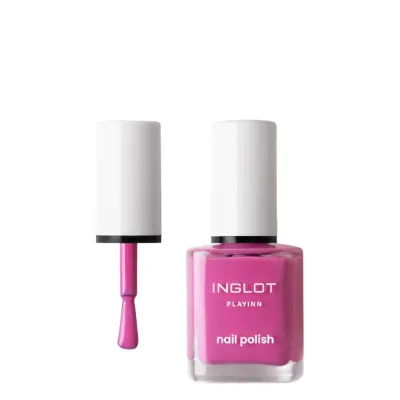 Лак для ногтей Inglot PLAYINN 134 глянцевый, ровный цвет без полос