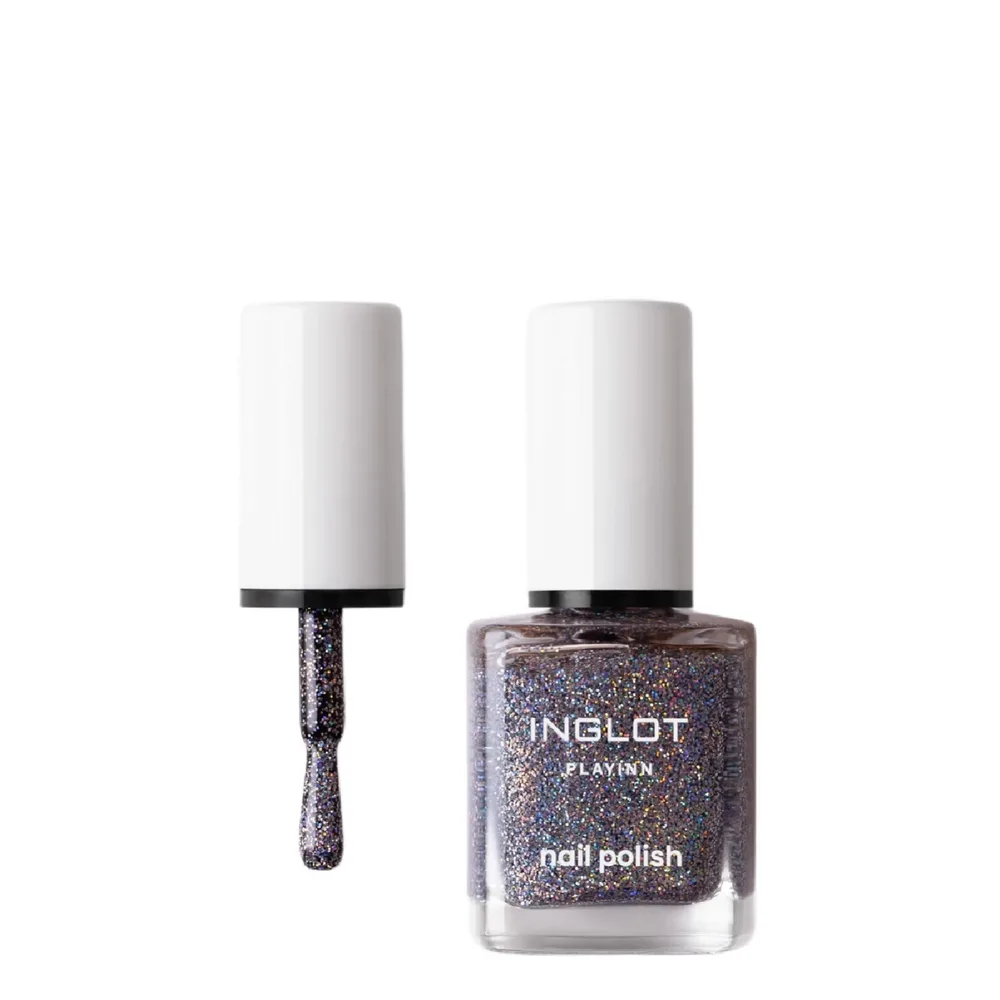 Лак для ногтей Inglot PLAYINN 148 с блёстками, глянцевый, 15 мл