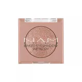 Тени для век NAM Baked Eyeshadow запечённые сияющие золотистые, оттенок 1, одинарные — фото 1