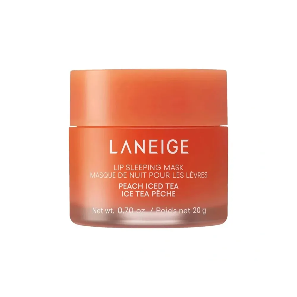 Маска для губ ночная LANEIGE Lip Sleeping Mask EX Peach Ice Tea восстанавливающая, аромат персикового чая, 20 г