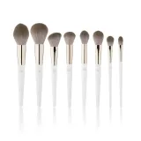 Набор кистей для макияжа лица M BRUSH by Maxineczka White Face Set синтетический нейлоновый ворс, эргономичные ручки — фото 5