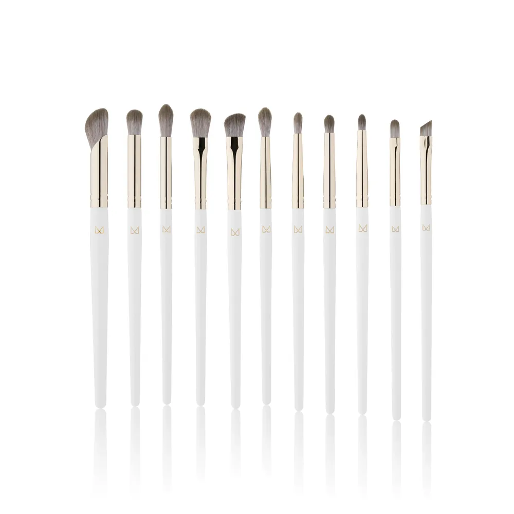 Набор кистей для глаз M BRUSH by Maxineczka White Eye Set синтетический ворс, для растушёвки и точной прорисовки