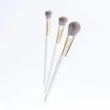 Набор кистей для глаз M BRUSH by Maxineczka White Eye Set синтетический ворс, для растушёвки и точной прорисовки — фото 3