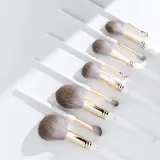 Набор кистей для глаз M BRUSH by Maxineczka White Eye Set синтетический ворс, для растушёвки и точной прорисовки — фото 4