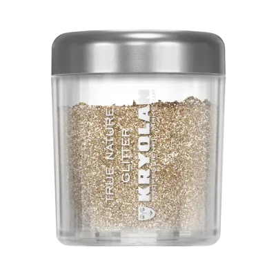 Глиттер для лица и тела Kryolan True Nature Glitter Gold золотой рассыпчатый