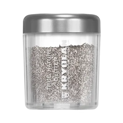 Глиттер для лица и тела Kryolan True Nature Glitter Silver серебристый рассыпчатый