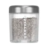 Глиттер для лица и тела Kryolan True Nature Glitter Silver серебристый рассыпчатый — фото 1