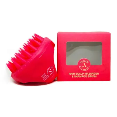 Массажёр для кожи головы MASIL ALLMASIL Hair Scalp Massager & Shampoo Brush силиконовый, щётка для мытья волос