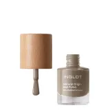 Лак для ногтей Inglot Natural Origin 018 Forest Fog приглушённый зелёный, глянцевый финиш, 8 мл — фото 1